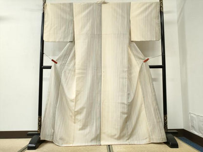 平和屋着物●本塩沢　やまだ織　200色　正絹　逸品　CABI2245yc