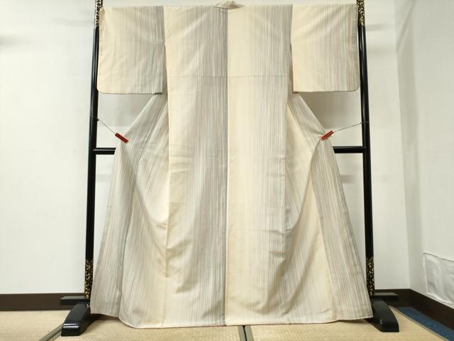 平和屋着物●本塩沢　やまだ織　200色　正絹　逸品　CABI2245yc