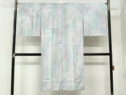 平和屋着物●長襦袢　無双仕立て　辻が花地紋　暈し染め　やまと誂製　正絹　逸品　CABI2249yc