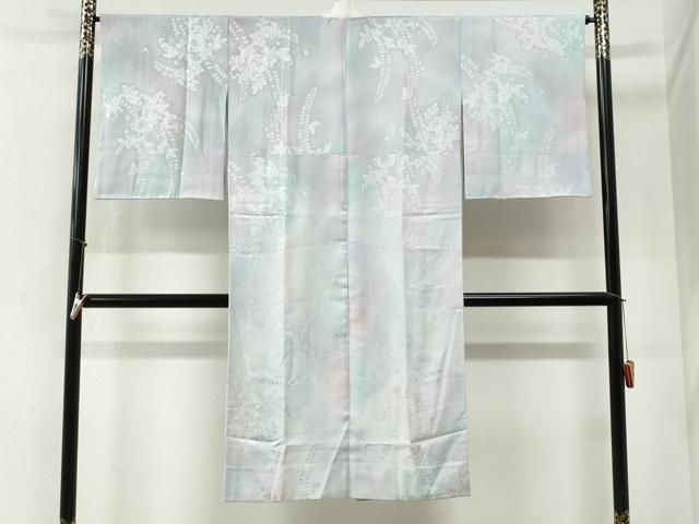 平和屋着物●長襦袢　無双仕立て　辻が花地紋　暈し染め　やまと誂製　正絹　逸品　CABI2249yc