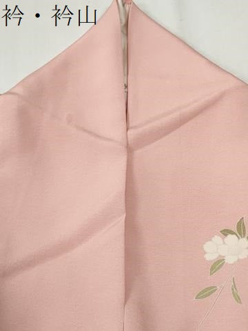 平和屋着物●訪問着　駒刺繍　雲取り枝花文　暈し染め　金彩　正絹　逸品　CABI2254yc