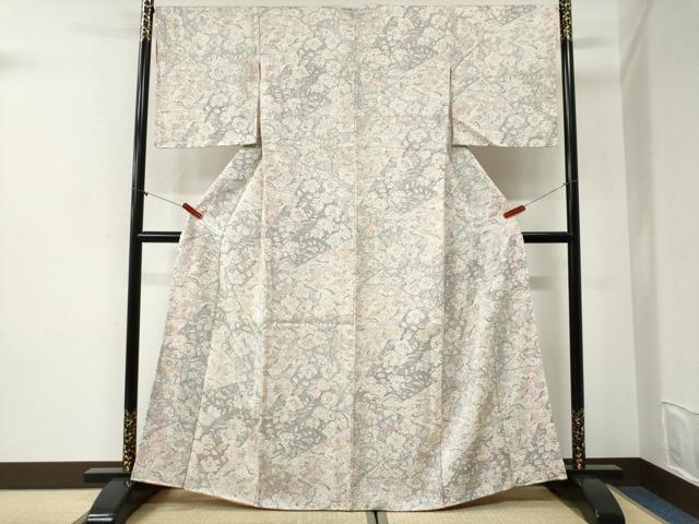 平和屋着物●上質な小紋　総絞り　辻が花　正絹　逸品　未使用　CABI2257yc