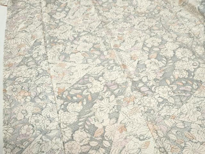 平和屋着物●上質な小紋　総絞り　辻が花　正絹　逸品　未使用　CABI2257yc