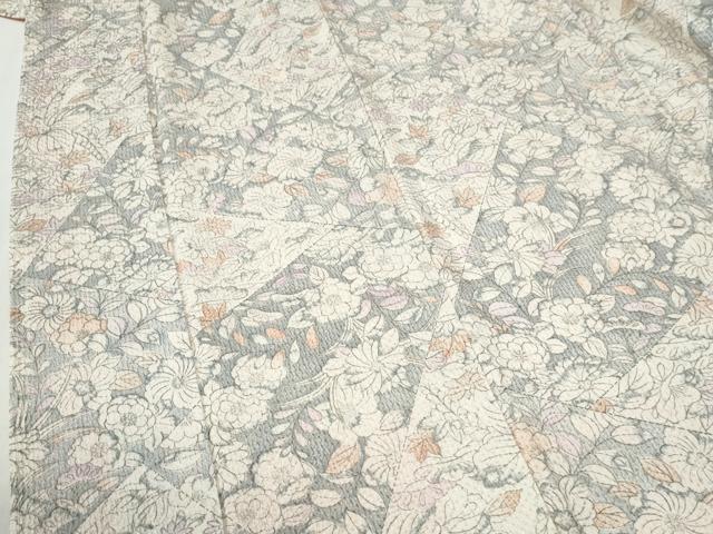 平和屋着物●上質な小紋　総絞り　辻が花　正絹　逸品　未使用　CABI2257yc