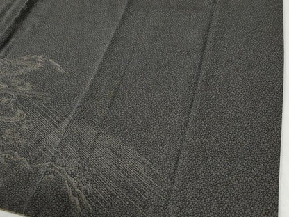 平和屋着物●訪問着　枯山水　正絹　逸品　CABI2258yc