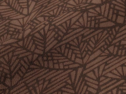 平和屋着物●上質な小紋　型染め　松葉文　鬼しぼ縮緬　正絹　逸品　CABI2259yc
