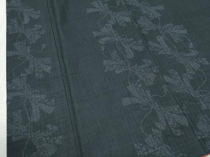 平和屋着物●本場結城紬　重要無形文化財　100亀甲　飛び亀甲柄　束ね熨斗文　正絹　逸品　CABI2261yc