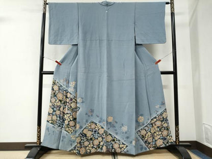 平和屋着物●豪華色留袖　辻が花　金彩　鬼しぼ縮緬　正絹　逸品　CABI2266yc