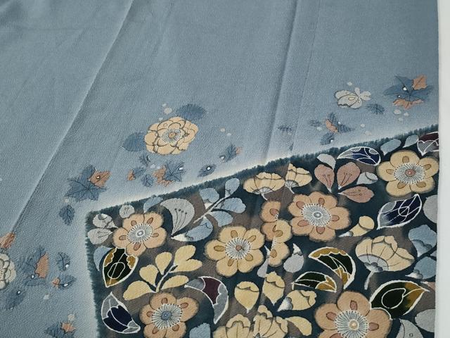 平和屋着物●豪華色留袖　辻が花　金彩　鬼しぼ縮緬　正絹　逸品　CABI2266yc