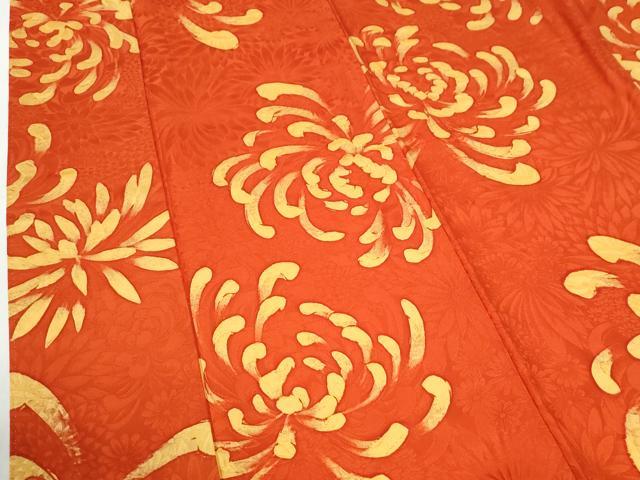 平和屋着物●豪華振袖　地紋起こし　乱菊　正絹　逸品　CABI2274yc