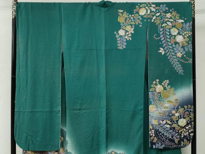平和屋着物●豪華振袖　辻が花　暈し染め　正絹　逸品　CABI2275yc