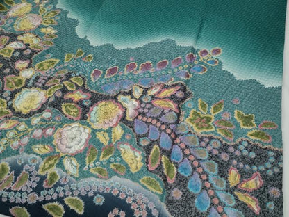 平和屋着物●豪華振袖　辻が花　暈し染め　正絹　逸品　CABI2275yc
