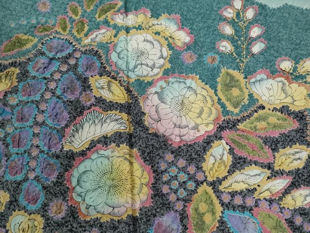 平和屋着物●豪華振袖　辻が花　暈し染め　正絹　逸品　CABI2275yc