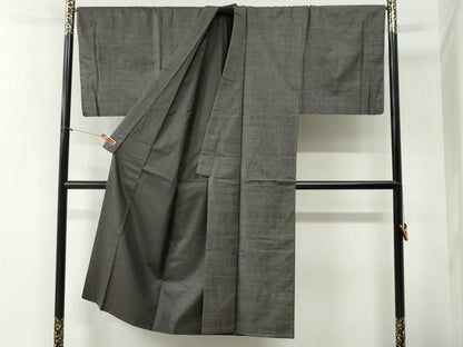 平和屋着物●男性　本場大島紬　アンサンブル　100亀甲　総詰め　羽裏：一富士二鷹三茄子　正絹　逸品　CABI2277yc