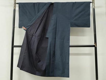 平和屋着物▼男性　本場大島紬　アンサンブル　格子　正絹　逸品　CABI2279yc