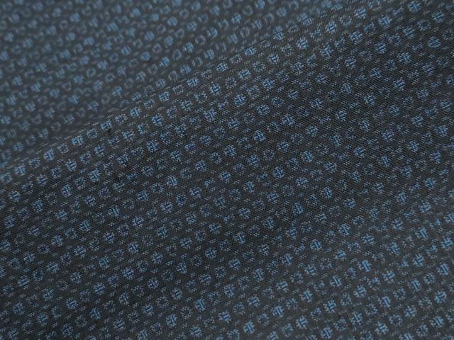 平和屋着物▼男性　本場大島紬　アンサンブル　格子　正絹　逸品　CABI2279yc