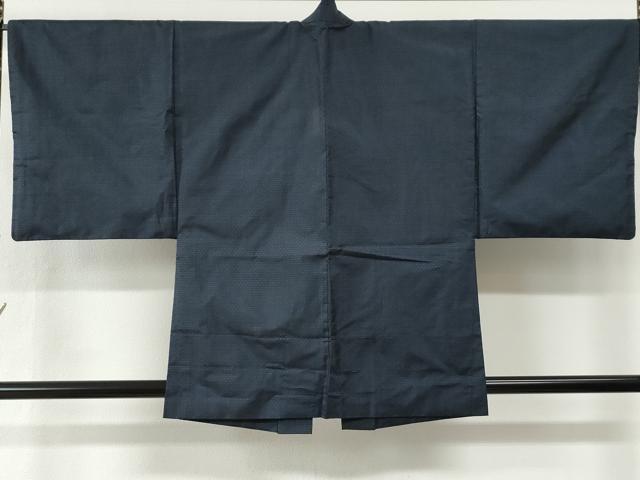 平和屋着物▼男性　本場大島紬　アンサンブル　格子　正絹　逸品　CABI2279yc