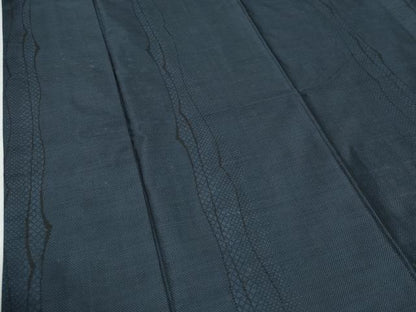 平和屋着物●本場大島紬　9マルキ　よろけ縞　正絹　逸品　CABI2284yc