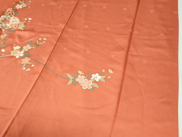 平和屋着物●訪問着　枝花文　金彩　正絹　逸品　CABI2291yc