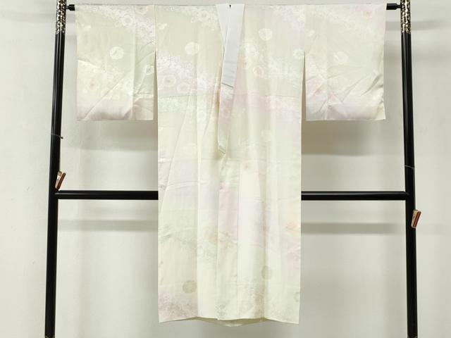 平和屋着物●長襦袢　袷　辻が花地紋　暈し染め　正絹　逸品　未使用　CABI2300yc