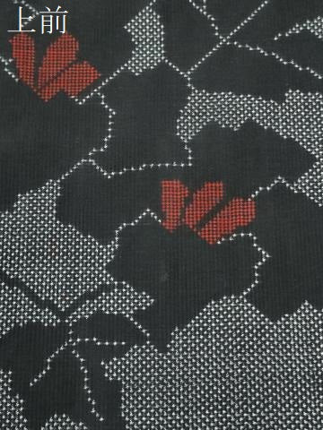平和屋着物●本場大島紬　7マルキ　枝花文　正絹　逸品　未使用　CABI2307yc