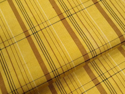平和屋着物●本場黄八丈　綾織　紬　正絹　逸品　CABI2310yc