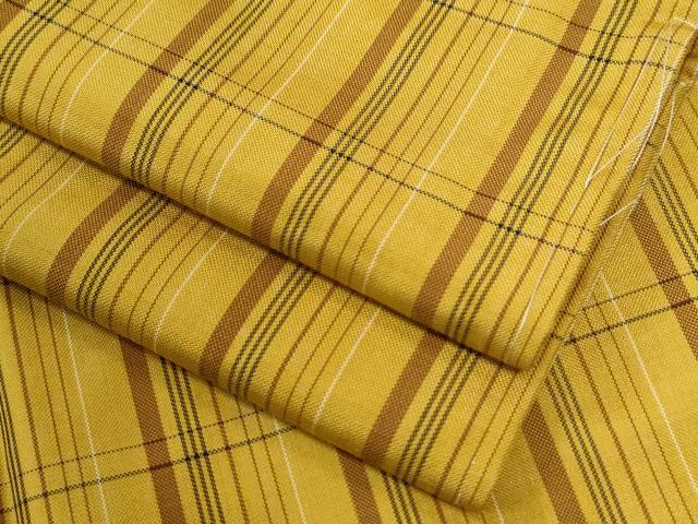 平和屋着物●本場黄八丈　綾織　紬　正絹　逸品　CABI2310yc