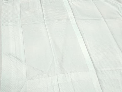 平和屋着物●長襦袢　無双仕立て　鱗地紋　藍白色　正絹　逸品　未使用　CABI2312yc