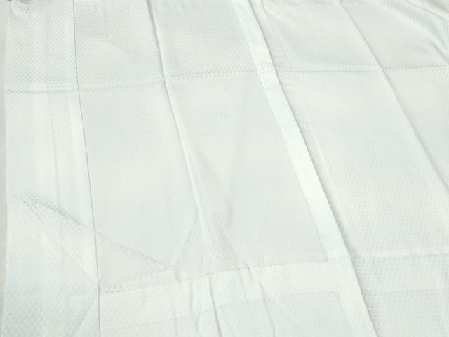 平和屋着物●長襦袢　無双仕立て　鱗地紋　藍白色　正絹　逸品　未使用　CABI2312yc