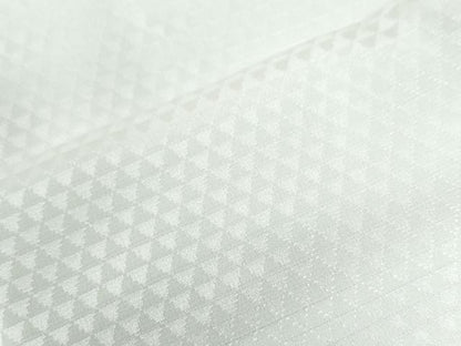 平和屋着物●長襦袢　無双仕立て　鱗地紋　藍白色　正絹　逸品　未使用　CABI2312yc