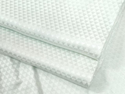 平和屋着物●長襦袢　無双仕立て　鱗地紋　藍白色　正絹　逸品　未使用　CABI2312yc