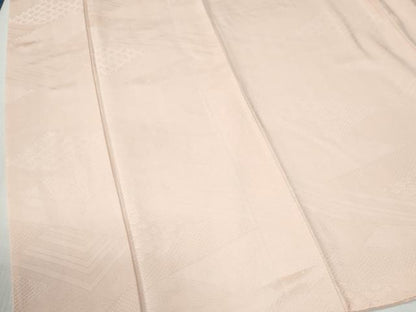 平和屋着物●上質な色無地　吉祥青海波地紋　虹色　正絹　逸品　CABI2313yc