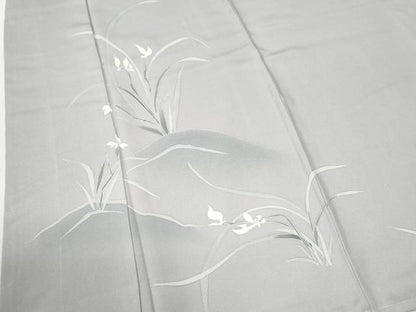 平和屋着物●訪問着　友禅　草花文　正絹　逸品　未使用　CABI2318yc