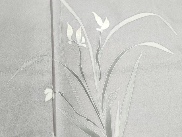平和屋着物●訪問着　友禅　草花文　正絹　逸品　未使用　CABI2318yc