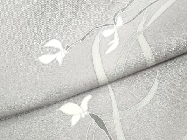 平和屋着物●訪問着　友禅　草花文　正絹　逸品　未使用　CABI2318yc