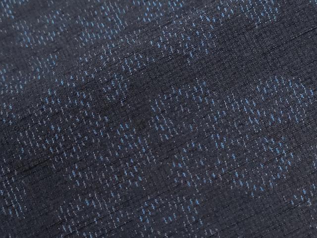 平和屋着物●結城紬　流水草花文　正絹　逸品　CABI2320yc