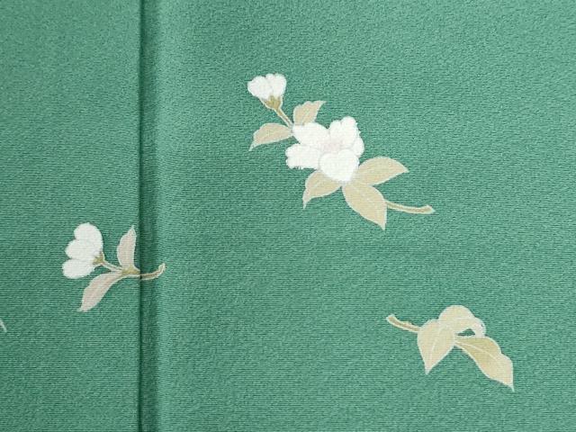 平和屋着物●訪問着　友禅　作家物　草花文　正絹　逸品　CABI2321yc