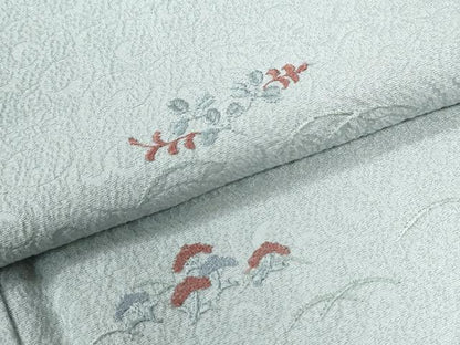 平和屋着物●中国三大刺繍　スワトウ刺繍　総刺繍　訪問着　雪輪草花文　正絹　逸品　CABI2322yc