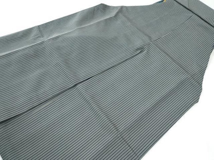 平和屋着物●男性　馬乗り袴　間道　正絹　逸品　CABI2331yc