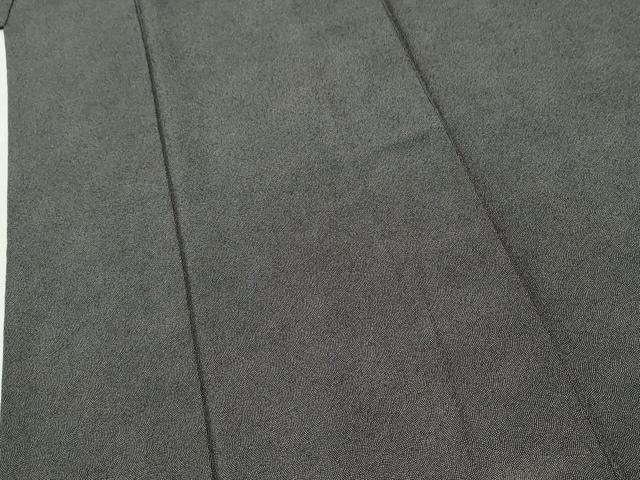 平和屋着物●江戸小紋　古都の宴　鮫小紋柄　黒地　反端付き　正絹　逸品　未使用　CABI2347yc