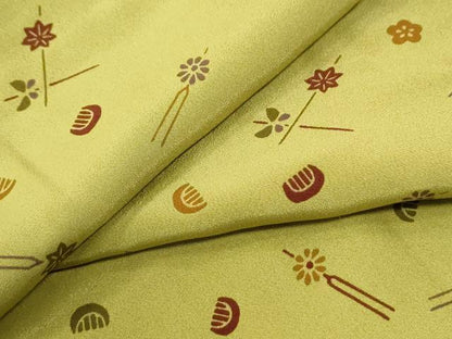平和屋着物●長襦袢　無双仕立て　簪　櫛　正絹　逸品　CABI2348yc