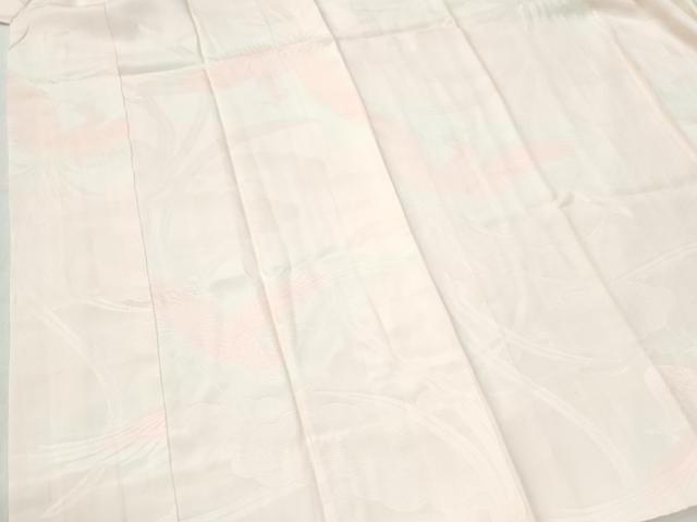 平和屋着物●振袖用長襦袢　無双仕立て　雲重ね鳳凰地紋　暈し染め　正絹　逸品　CABI2349yc