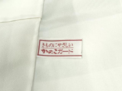 平和屋着物●訪問着　琵琶　でんでん太鼓　草花文　暈し染め　金彩　正絹　逸品　CABI2351yc