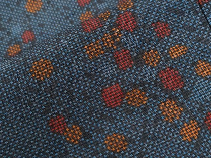 平和屋着物●本場大島紬　7マルキ　枝花文　正絹　逸品　未使用　CABI2354yc