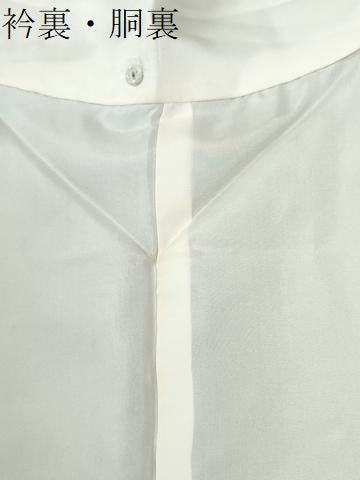平和屋着物●上質な紬　横段吉祥文　正絹　逸品　未使用　CABI2359yc