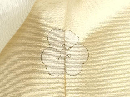 平和屋着物●訪問着　草花文　暈し染め　金彩　正絹　逸品　未使用　CABI2361yc