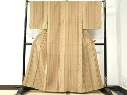 平和屋着物●上質な小紋　玩具文　正絹　逸品　CABI2363yc