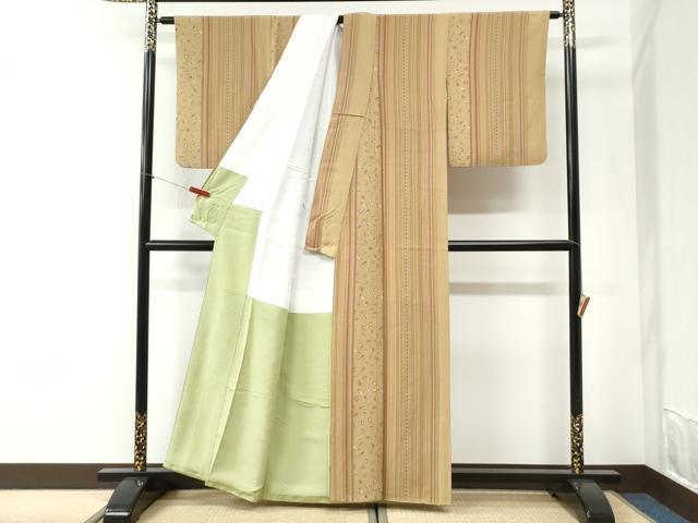 平和屋着物●上質な小紋　玩具文　正絹　逸品　CABI2363yc
