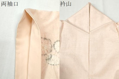 平和屋着物●訪問着　紬地　辻が花　絞り　正絹　逸品　CABI2364yc