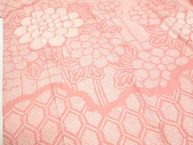 平和屋着物●豪華振袖　総絞り　亀甲草花文　正絹　逸品　CABI2370yc